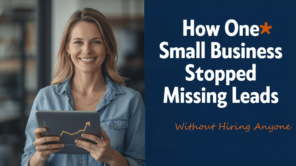 small business stopped missing leads