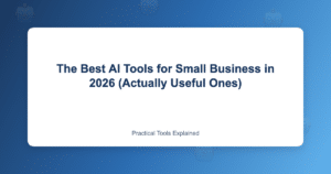 Best AI tools for small business owners in 2026