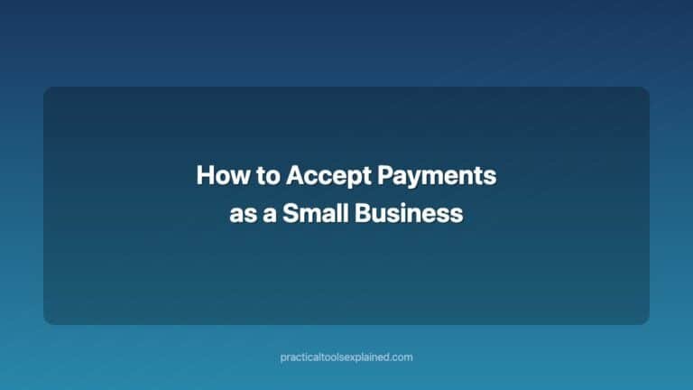 How to Accept Payments as a Small Business (Without Losing 3% Every Time) how to accept payments as a small business