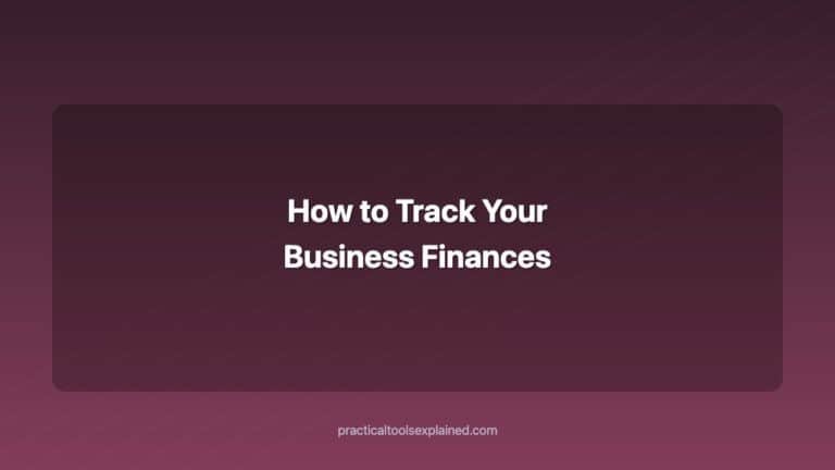 How to Track Your Business Finances Without Hiring an Accountant Yet how to track your business finances