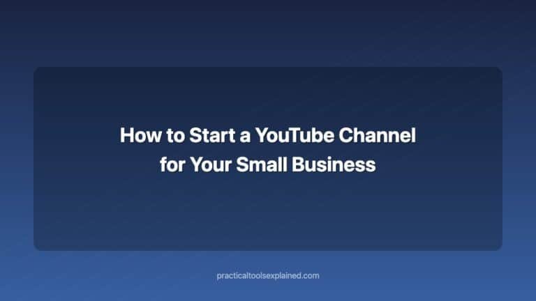 How to Start a YouTube Channel for Your Small Business (The Right Way) how to start a youtube channel for your small business