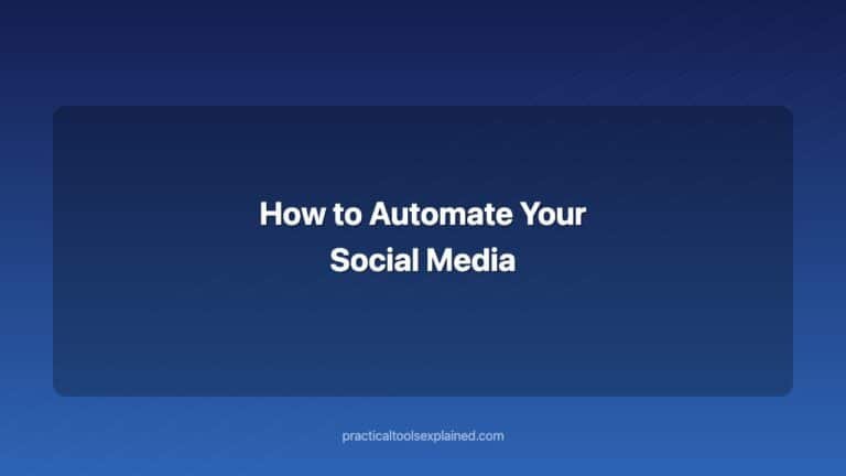 How to Automate Your Social Media Without It Feeling Robotic how to automate your social media