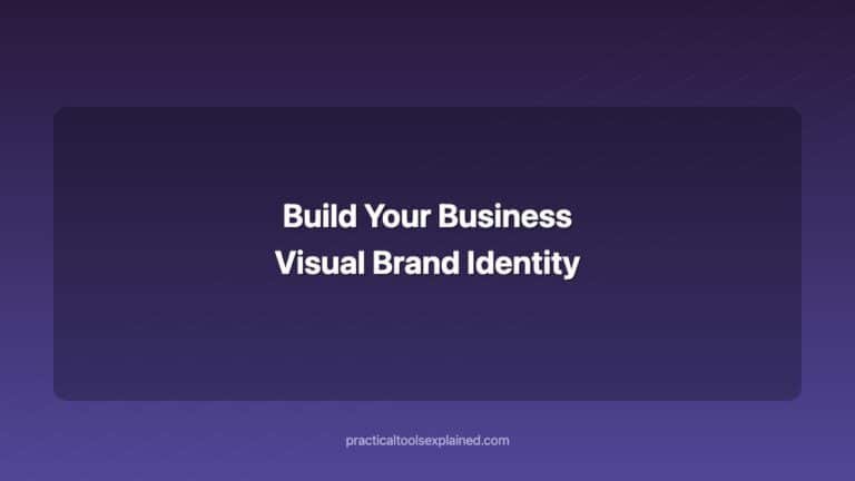 Build Your Business's Visual Brand Identity in One Weekend (Without a Designer) build your business visual brand identity