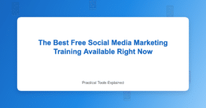 free social media marketing training courses for small business owners