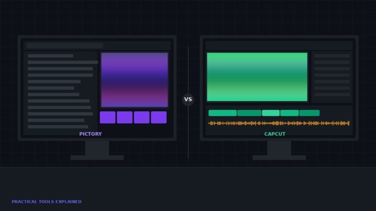 Pictory vs CapCut — Which One Actually Belongs in Your Business Video Stack pte pictory vs capcut feat