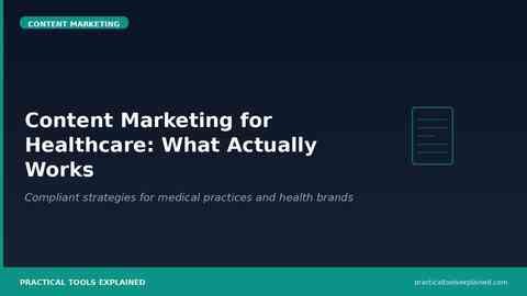 Content Marketing Healthcare: What Works for Medical Practices and Health Brands pte 20 art20