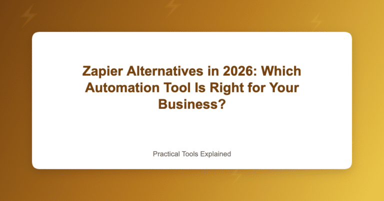 Zapier alternatives for small business automation in 2026