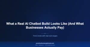 ai chatbot build cost small business guide