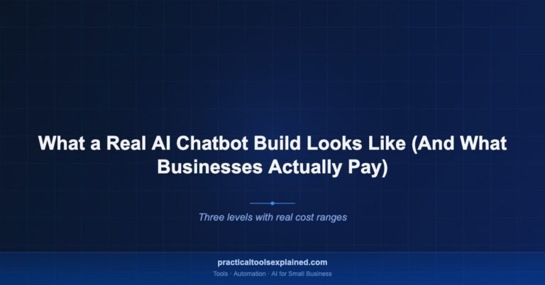 ai chatbot build cost small business guide