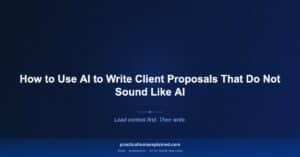 ai client proposals sound human small business