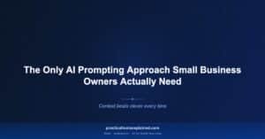 ai prompting basics small business owners