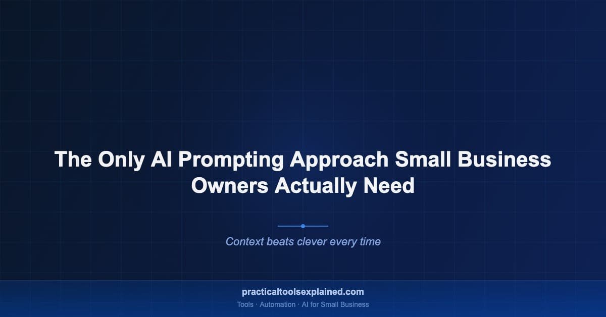 ai prompting basics small business owners