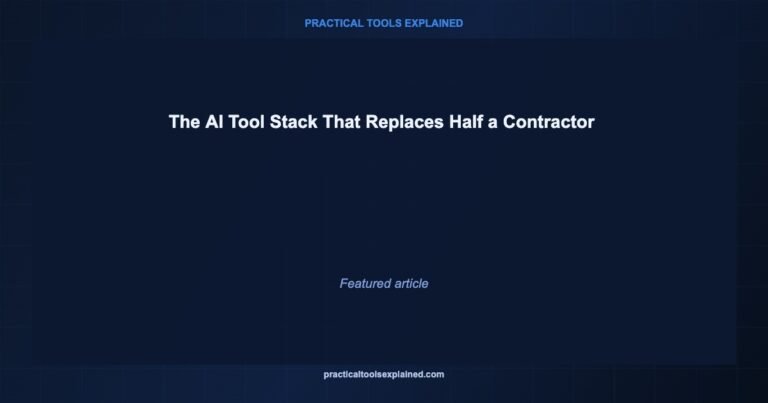 ai stack replaces freelancer contractor roi