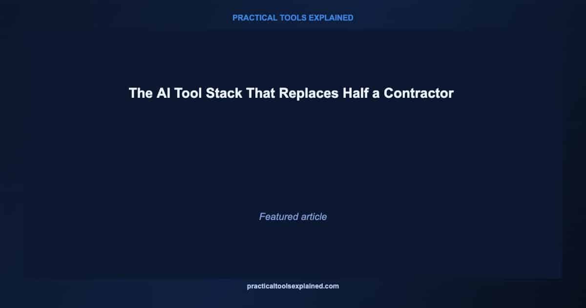 ai stack replaces freelancer contractor roi
