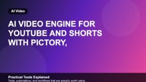 AI Video Engine for YouTube and Shorts with Pictory, CapCut, and VidIQ featured image