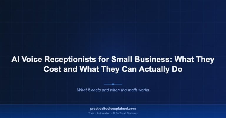 ai voice receptionist small business cost guide