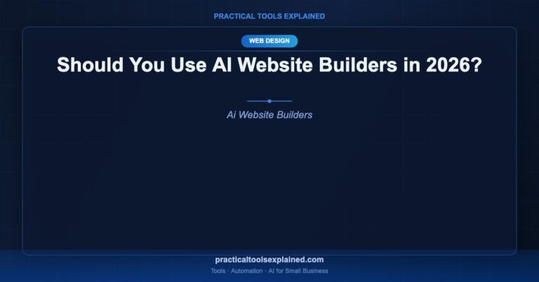 ai website builders small business 2026