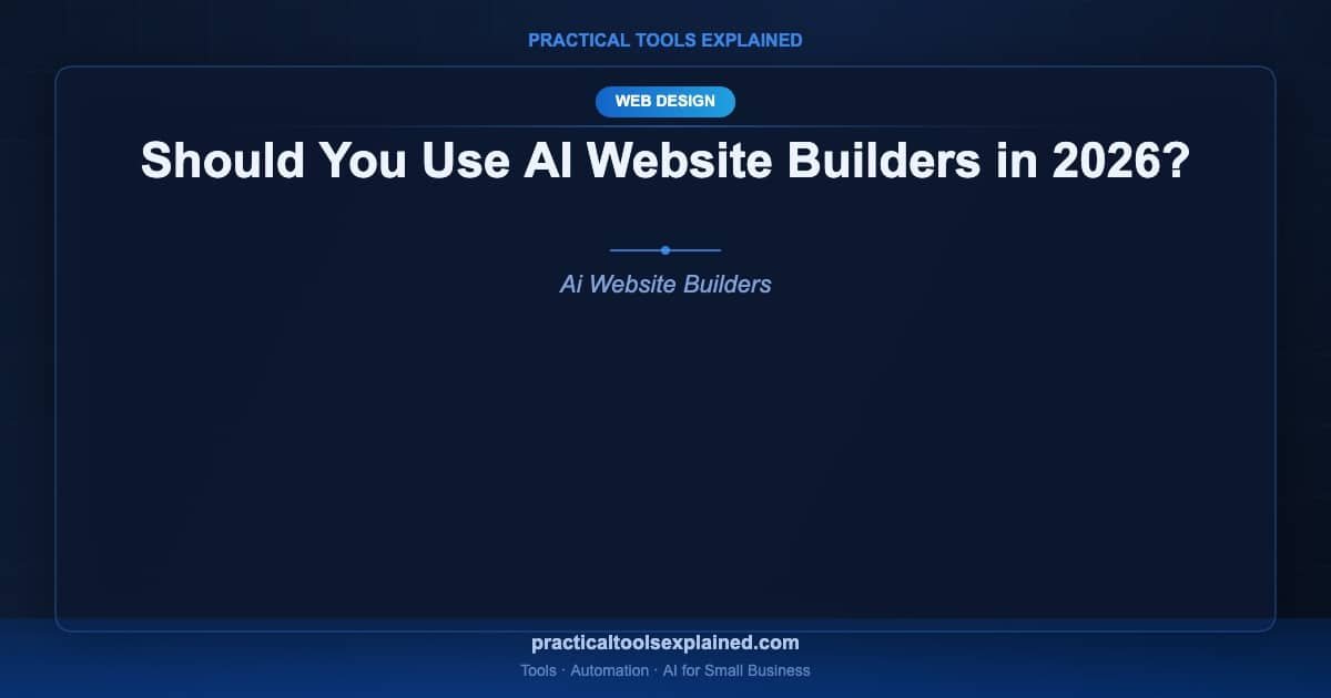 ai website builders small business 2026
