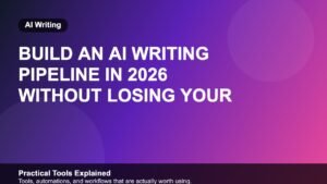 Build an AI Writing Pipeline in 2026 Without Losing Your Voice featured image