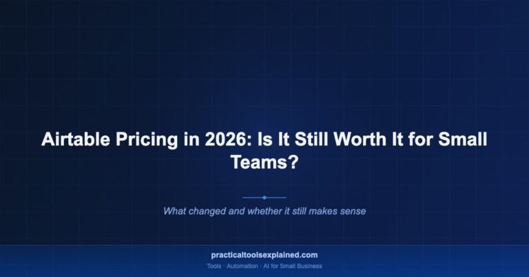 airtable pricing 2026 small teams worth it