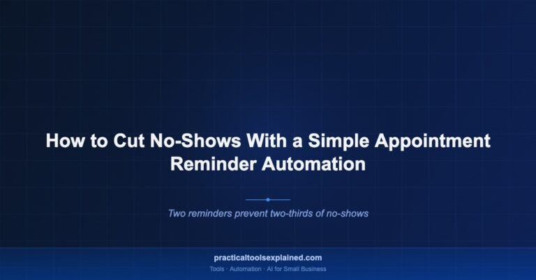 appointment reminder automation reduce no shows