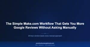 automate google review requests make com