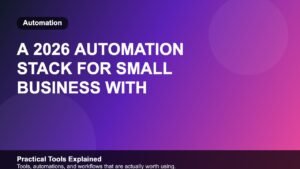 A 2026 Automation Stack for Small Business with Shopify, Systeme.io, and Make featured image
