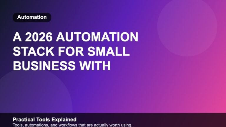 A 2026 Automation Stack for Small Business with Shopify, Systeme.io, and Make A 2026 Automation Stack for Small Business with Shopify, Systeme.io, and Make featured image