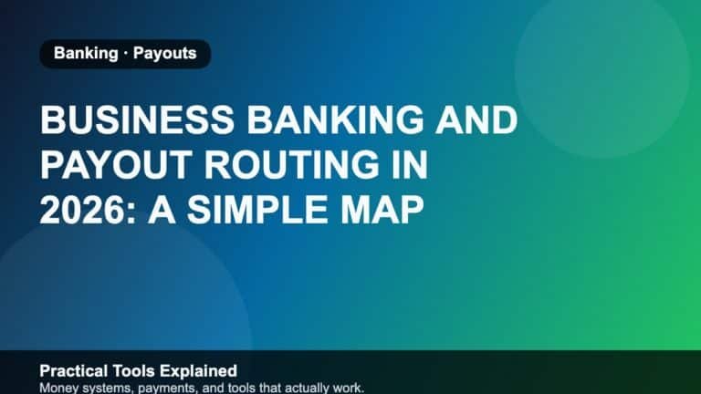 Business Banking and Payout Routing in 2026: A Simple Map for Small Businesses featured image