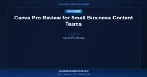 canva pro review small business content