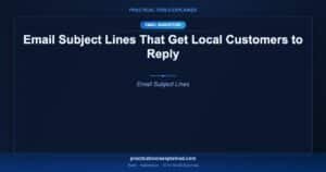 email subject lines local customers reply