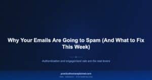 emails going to spam fix small business