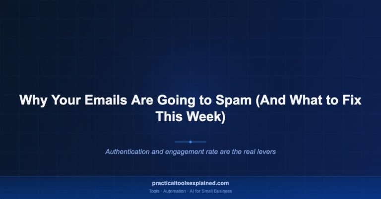 emails going to spam fix small business