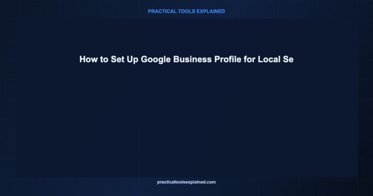 google business profile setup local search 2026