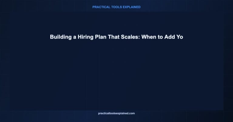 hiring plan first employee small business