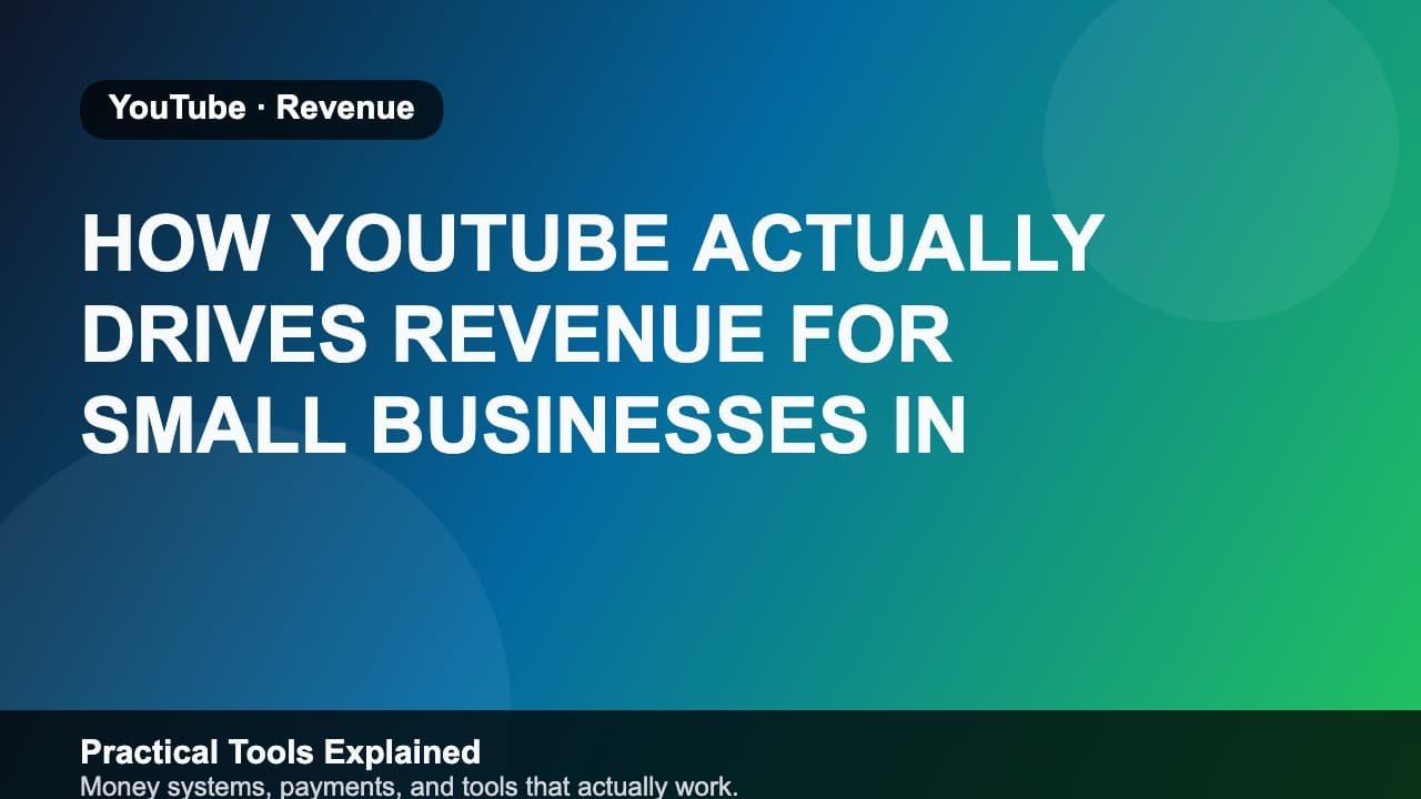 How YouTube Actually Drives Revenue for Small Businesses in 2026 featured image