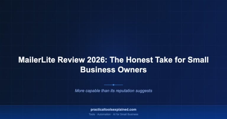 mailerlite review 2026 small business