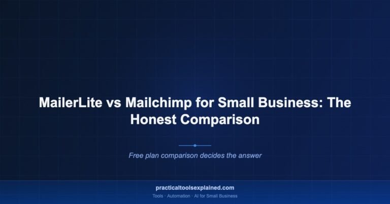 mailerlite vs mailchimp small business 2026