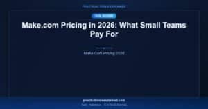 make com pricing 2026 small teams