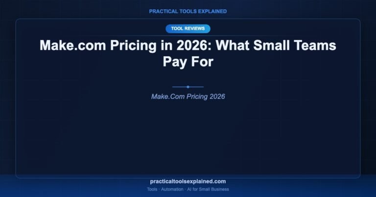 Make.com Pricing in 2026: What Small Teams Pay For make com pricing 2026 small teams