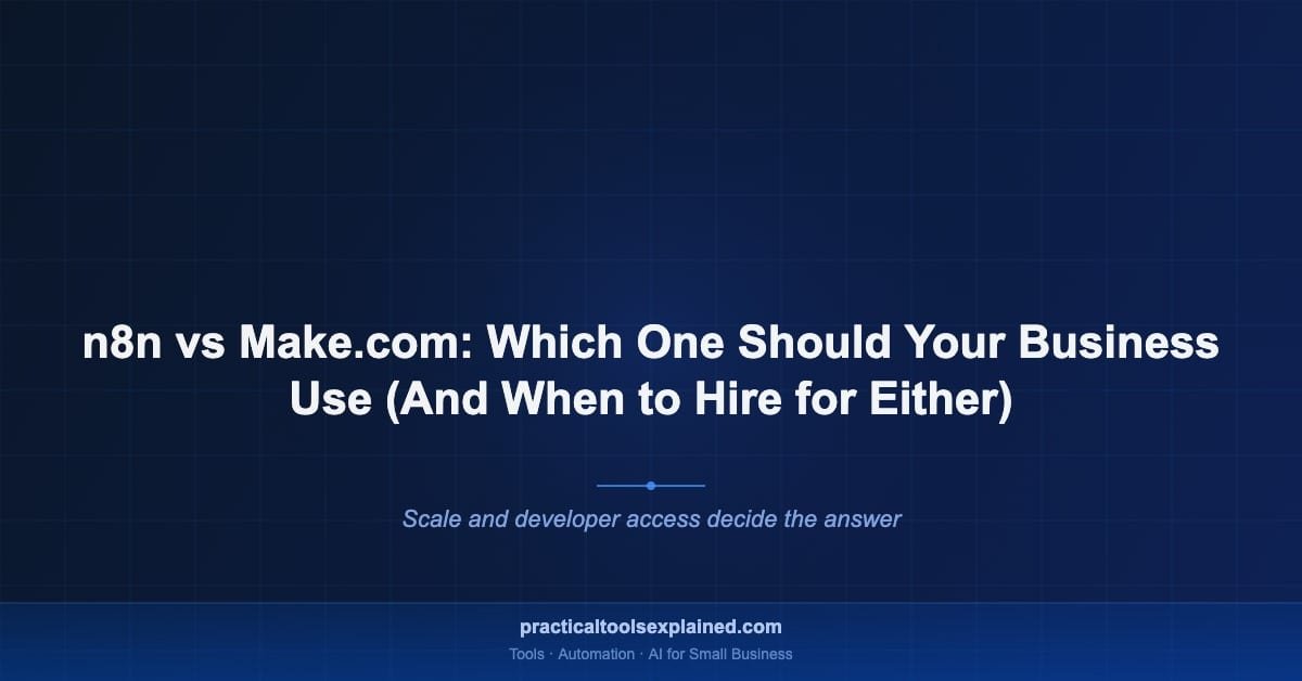 n8n vs make com hire expert guide