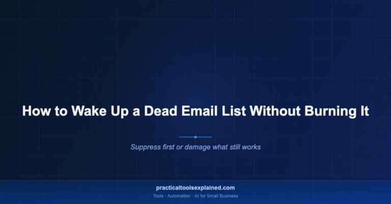 reactivate dead email list small business