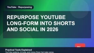Repurpose YouTube Long-Form into Shorts and Social in 2026 (Without Burning Out) featured image
