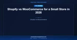 shopify vs woocommerce small store 2026