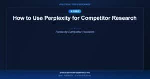 use perplexity competitor research small business