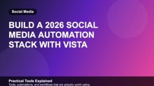 Build a 2026 Social Media Automation Stack with Vista Social, Make, and Notion featured image
