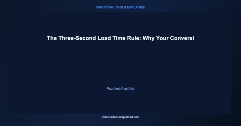 website speed three second load time conversions