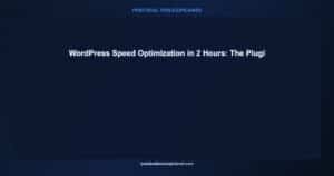 wordpress speed optimization plugin stack 2026