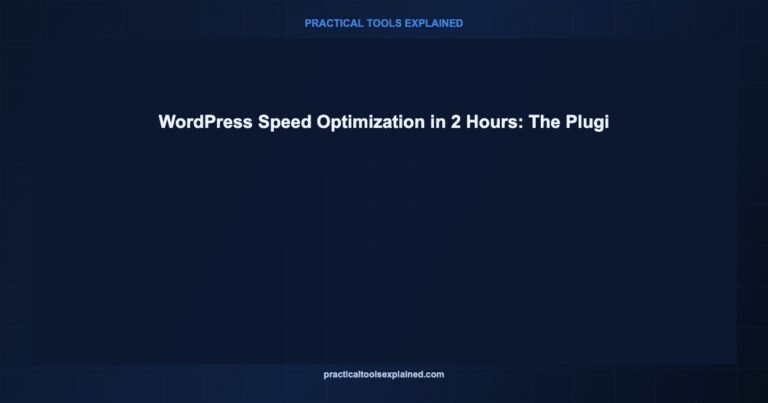 wordpress speed optimization plugin stack 2026