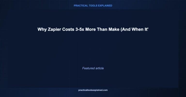 zapier vs make pricing real comparison